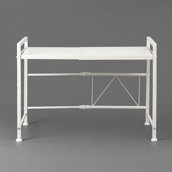 우리집 길이조절 전자레인지 선반(화이트) 오븐랙