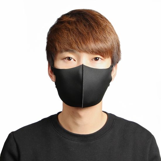 빨아쓰는 아이스코튼원단 마스크/길이조절 입체마스크