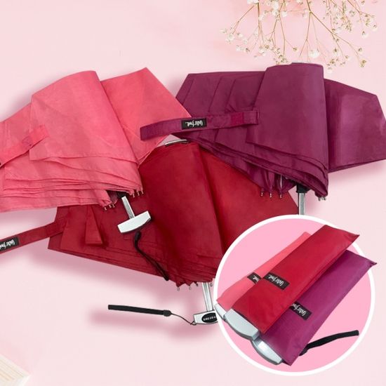 워터프론트 초경량 수동 무지 경량 3단 우산