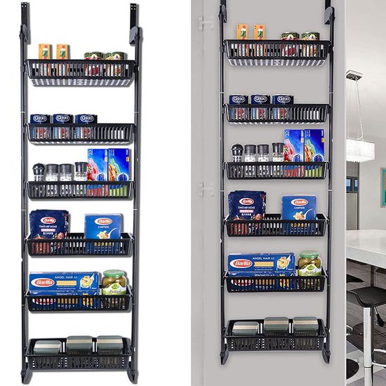 틈새 도어훅 주방 욕실 수납 장 정리함 수납함 선반