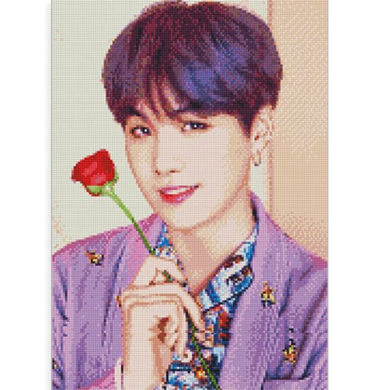 보석십자수 BTS 방탄소년단 큐빅페인팅 v1 슈가 40x50