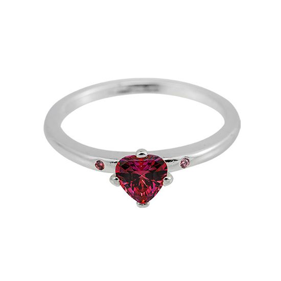 판도라 스파클링 레드 하트링 196574CZRMX
