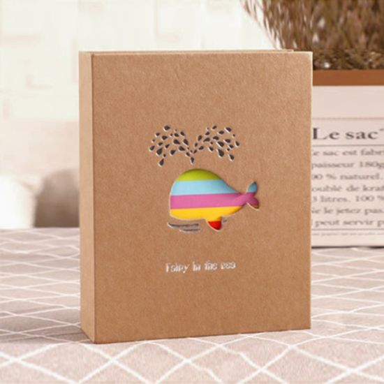 레인보우 고래 포토앨범(4x6)/사진첩 포토북 미니앨범