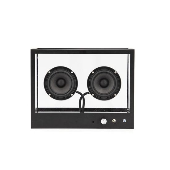 북유럽 아크릴 카세트 빈티지 블루투스 5.0 서브우퍼 스피커 2color