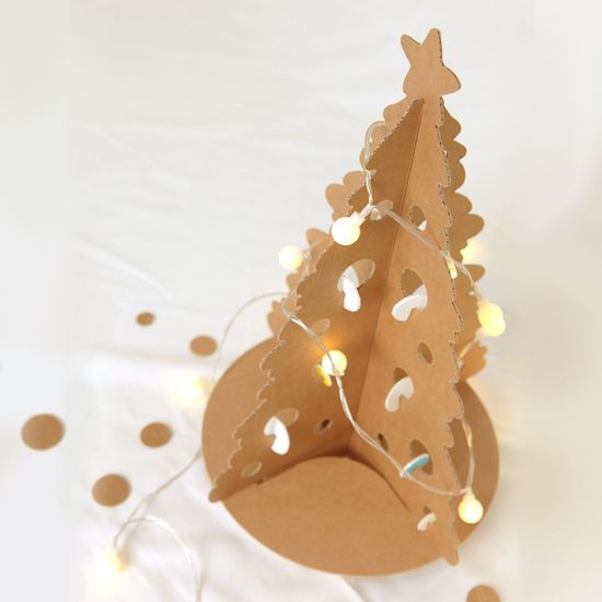 크리스마스 종이 트리 루돌프 세트 연말 선물 소품