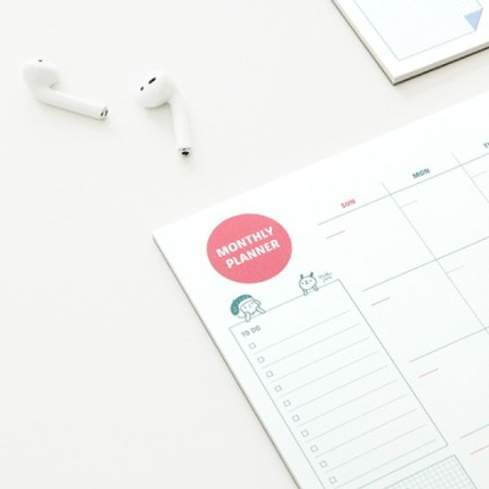 헬로제인 먼슬리 플래너패드(2종)