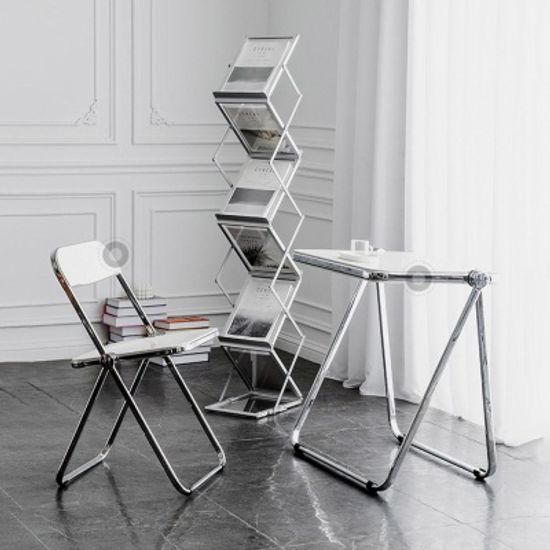 롬앤글라스 북타워 북선반 매거진랙 잡지꽂이 진열대