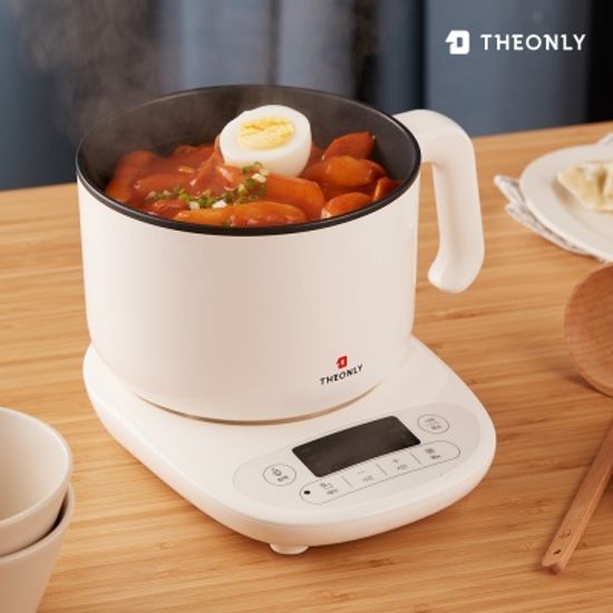 디온리 2in1 전기 계란 찜기 멀티쿠커 라면포트 1.2L