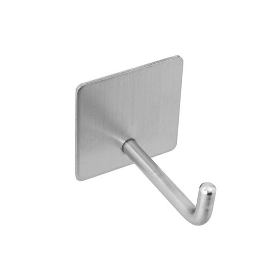 스텐 사각 벽걸이 후크 / 접착식 벽고리