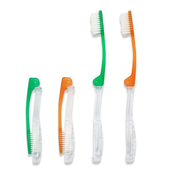 접이식 접는 미세모 칫솔 캠 W9E34F5