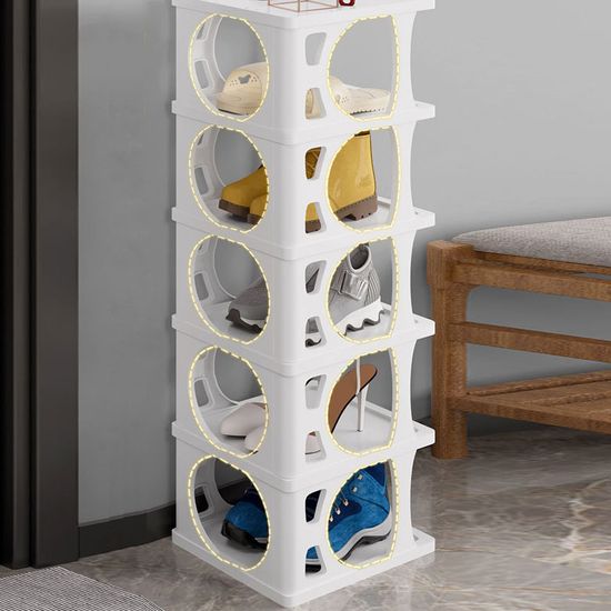 키높은7단 현관 신발 정리대 수납 선반 신발장 정리함