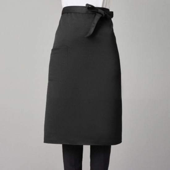 심플 포켓 허리 앞치마(블랙) 쉐프 허리랩앞치마