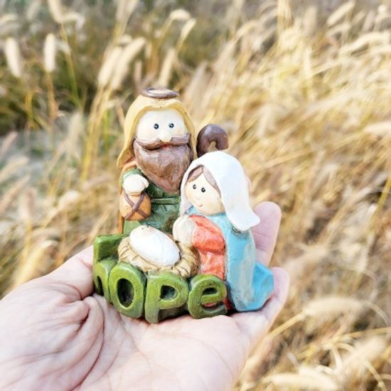 앤틱 이니셜 희망 구유