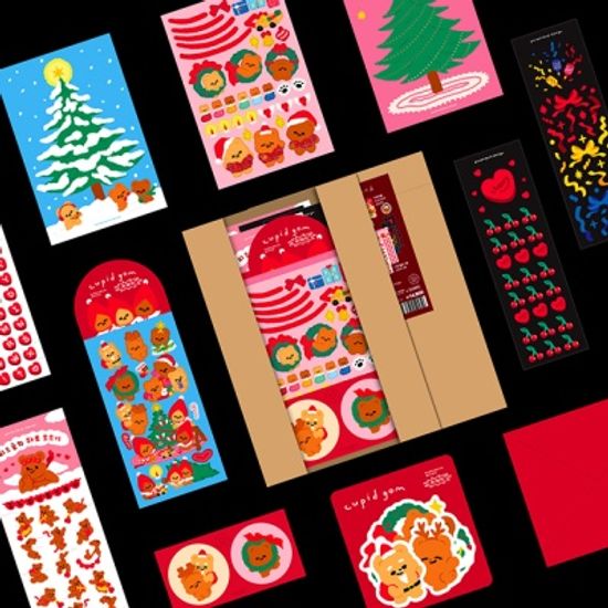 큐피드곰 크리스마스팩