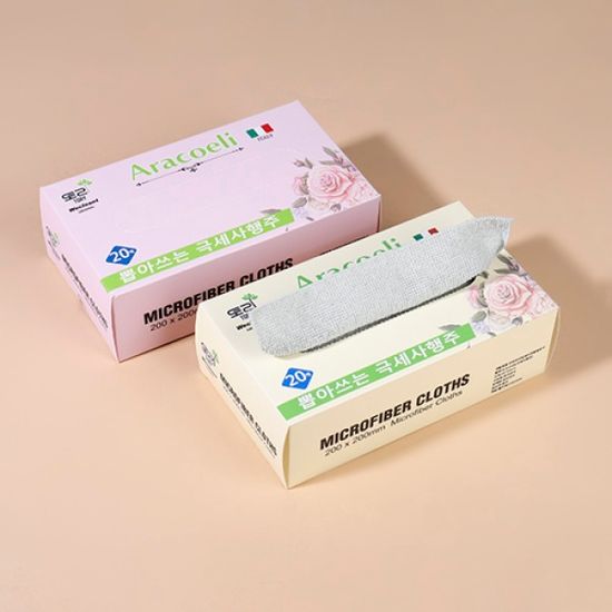 아라코엘리 극세사 행주 20매 1박스
