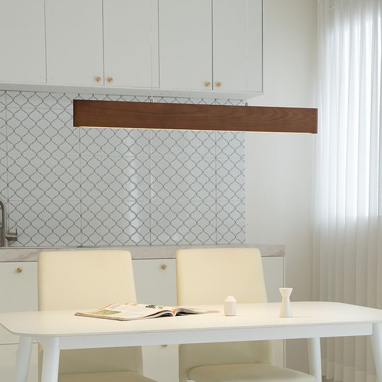 LED 우드 로미아 식탁등 식탁조명 28W 월넛