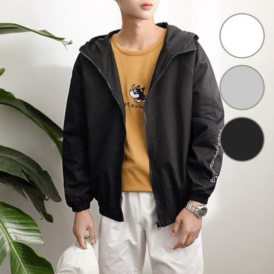 간절기 윈드브레이커 남녀 경량 바람막이 후드자켓 봄