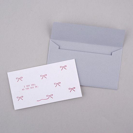 [대시앤도트] 리틀 프레스드 미니 메세지 카드