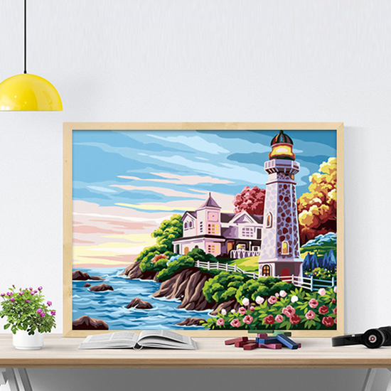 DIY 명화 그림그리기 세트 40x50 꿈속의 별장