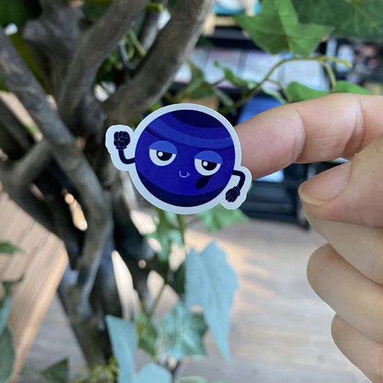 태양계 스티커 - 수금지화목토천해 우주 Sticker