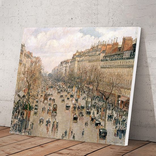 피사로 - 몽마르트르 대로, 캔버스액자
