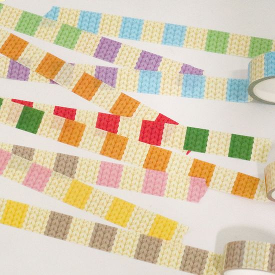 블랭킷 니트 마스킹 테이프 - 3종 세트