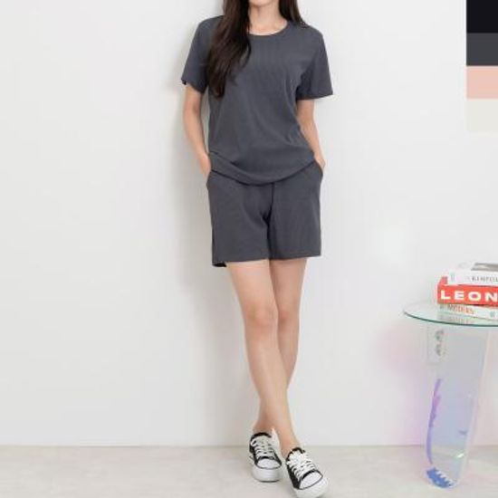 GTT ST330 여자반팔티밴딩4부바지세트