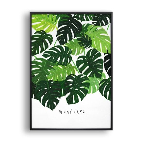 몬스테라숲 / 일러스트 액자