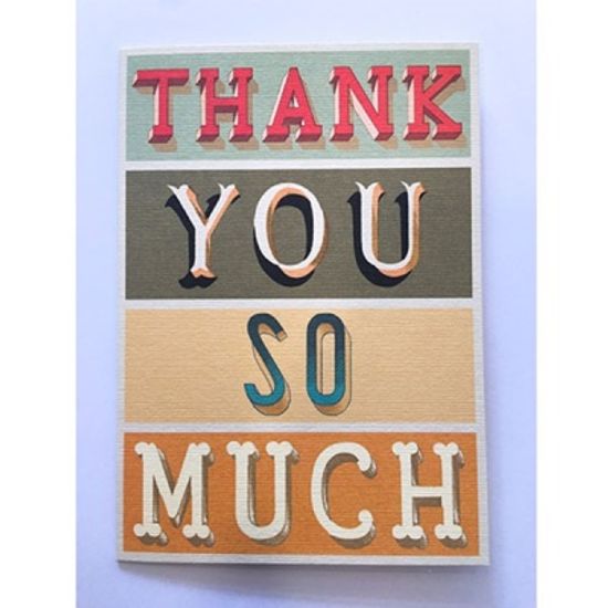 카드-Thank you typography