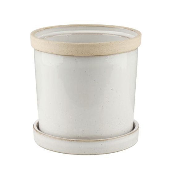 스톤 도자기 화분 (대)