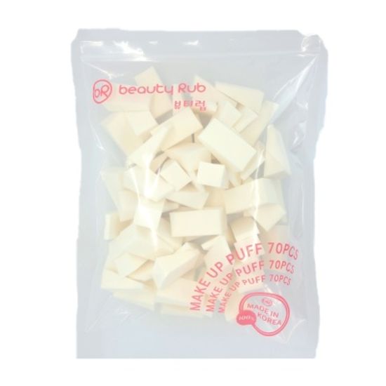 뷰티럽 대용량 70p 메이크업 사각 웨지 퍼프