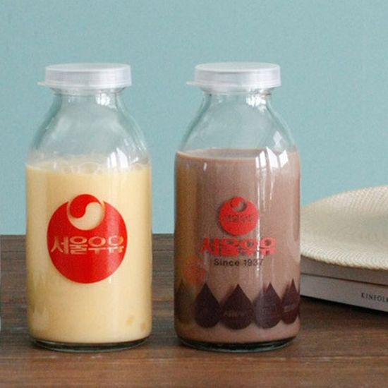 서울우유 레트로 유리병 330ml
