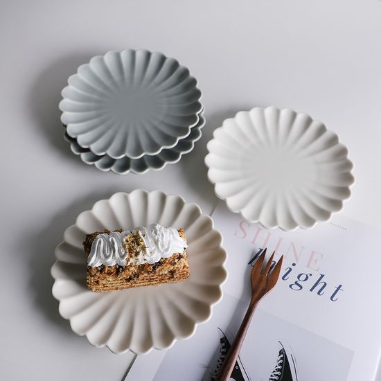  시라쿠스 네이처 무광 앞접시 7인치 4p 세트 2종 택1