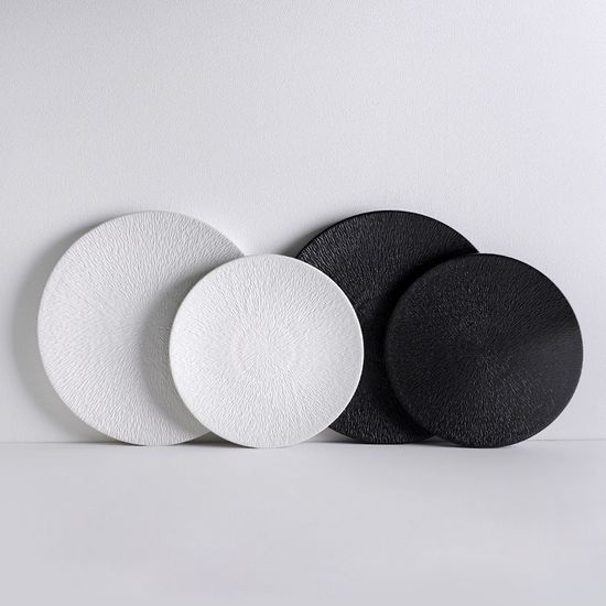 타루 원형 도자기 굽접시 2color 2size 택1