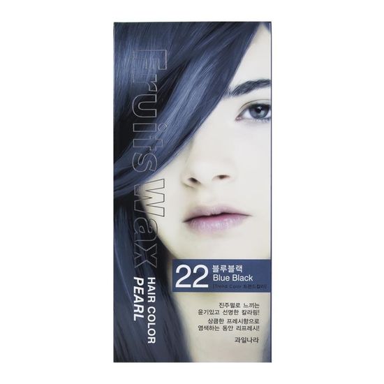 과일나라 22 블루블랙 진주펄 염색약(WDB8A5C)