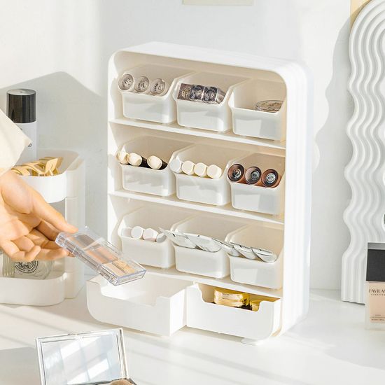 다용도 4단 미니 서랍 데스크 소품 정리함