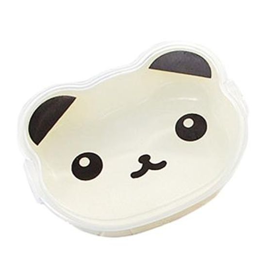 팬더 도시락통-아이보리