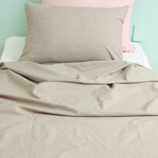 부드러운 멜란 브라운 여름이불