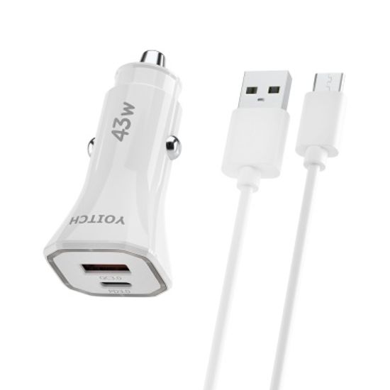 앨빈에스 43w PPS USB PD듀얼 초고속 차량용 충전기