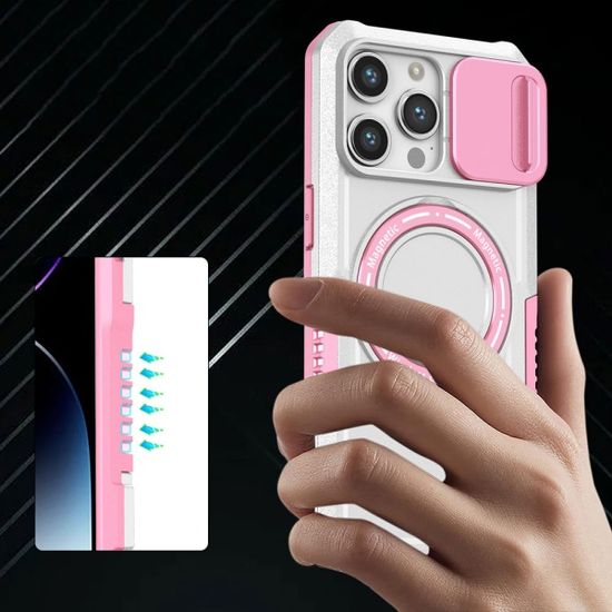 아이폰 15 14 마그네틱 링 카메라 슬라이드 케이스
