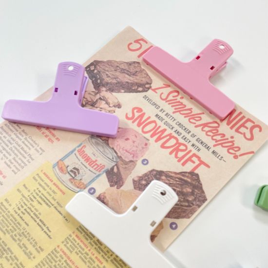 파스텔 다꾸 다이어리 문구 집게 서류 종이 클립 5종