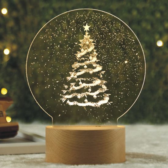[도토로] LED 크리스마스 트리 아크릴 무드등