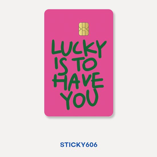 STICKY606 신용카드커버 20종 카드 스티커 