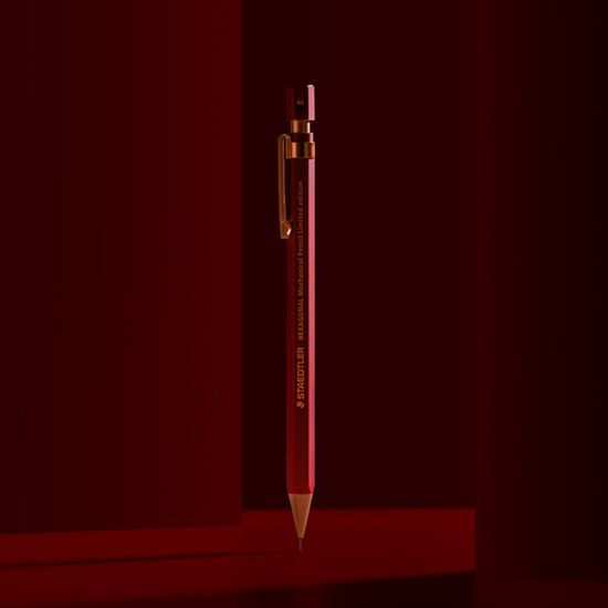 [2025한정판] 스테들러 헥사고날 버건디샤프