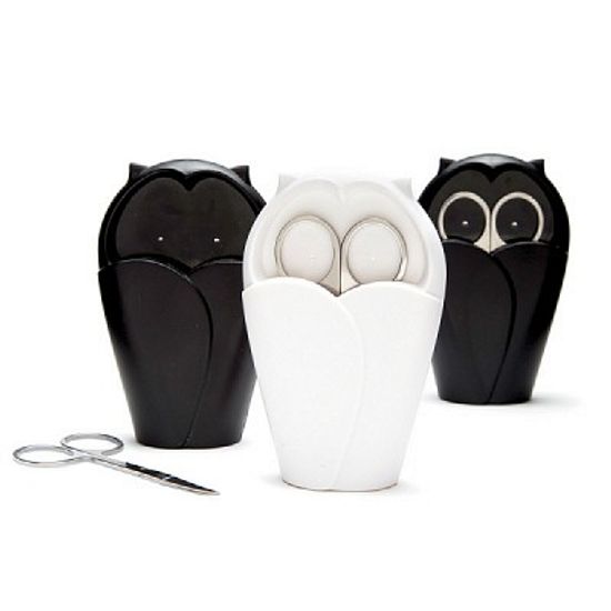 몽키 비즈니스(MB) 아치 올빼미 손톱가위 홀더 화이트