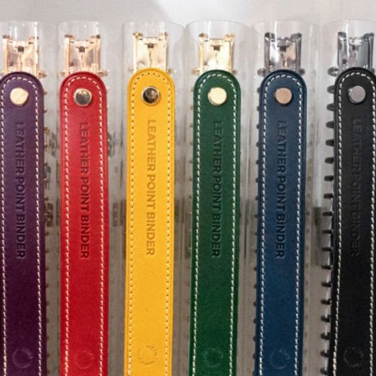 플랜커스 레더 포인트 바인더 A5 20공 6공