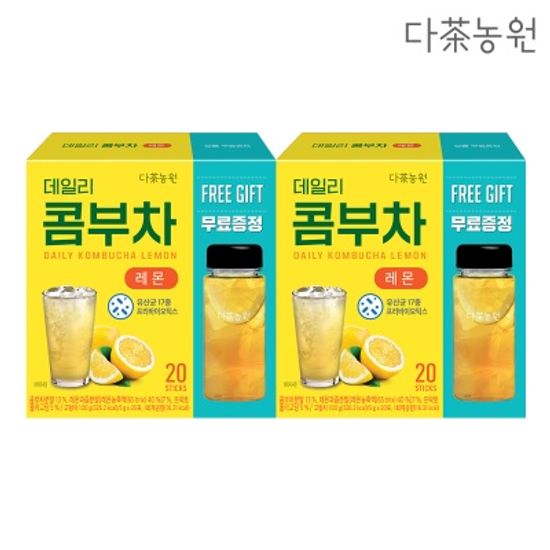 다농원 데일리 콤부차 레몬 40T