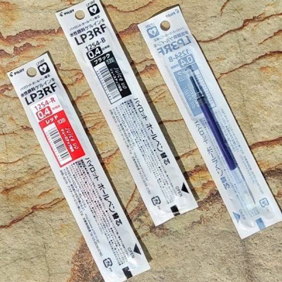 파이롯트 쥬스업 0.4mm 단색볼펜 리필심 3RF12S4 1개