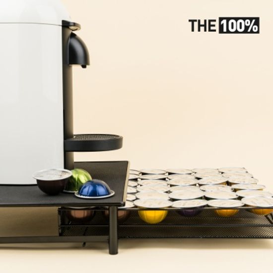 THE100% 버츄오 호환 캡슐커피 보관함 논슬립 서랍형 36구 홀더 거치대