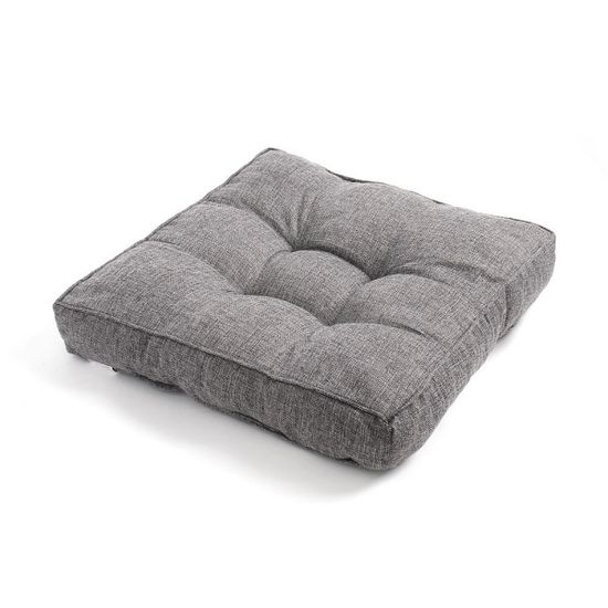 폭신폭신 사각 쿠션방석 (그레이) 두툼한 사계절 방석